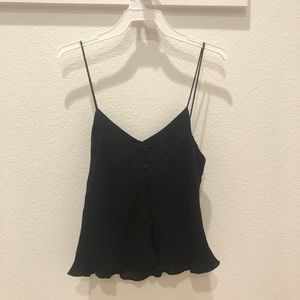 Frilly Black Top (1/2 of set)